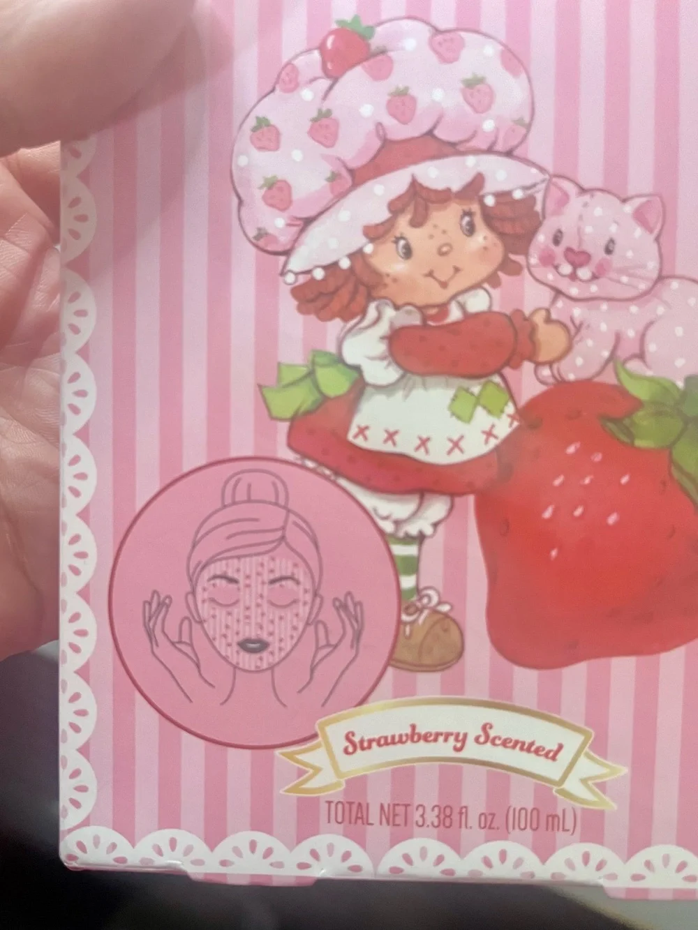 Strawberry Shortcake Collagen Face Mask - Pink Moisturizing Glow